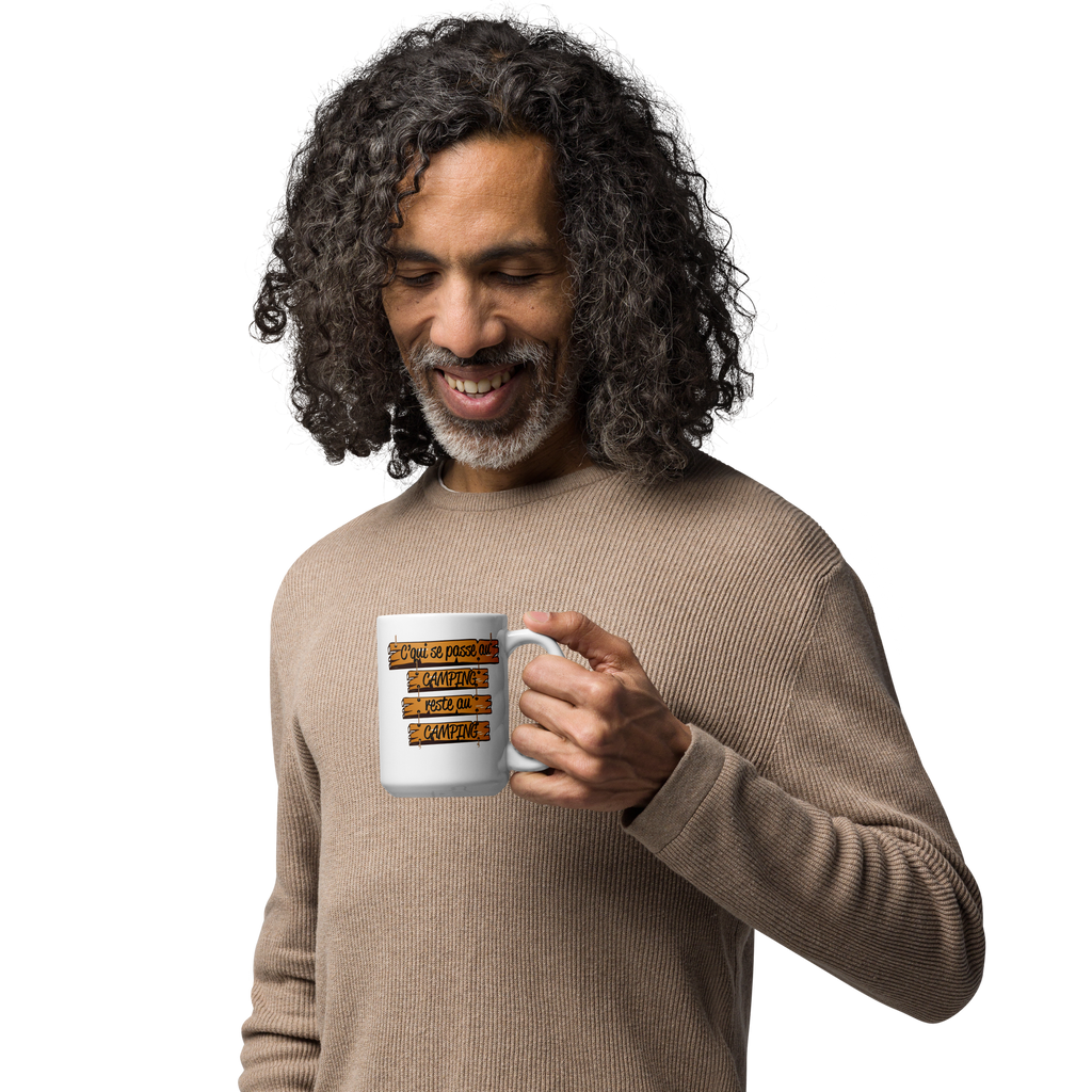 Tasse/Mug humoristique - Ce qui se passe au camping... | Komic