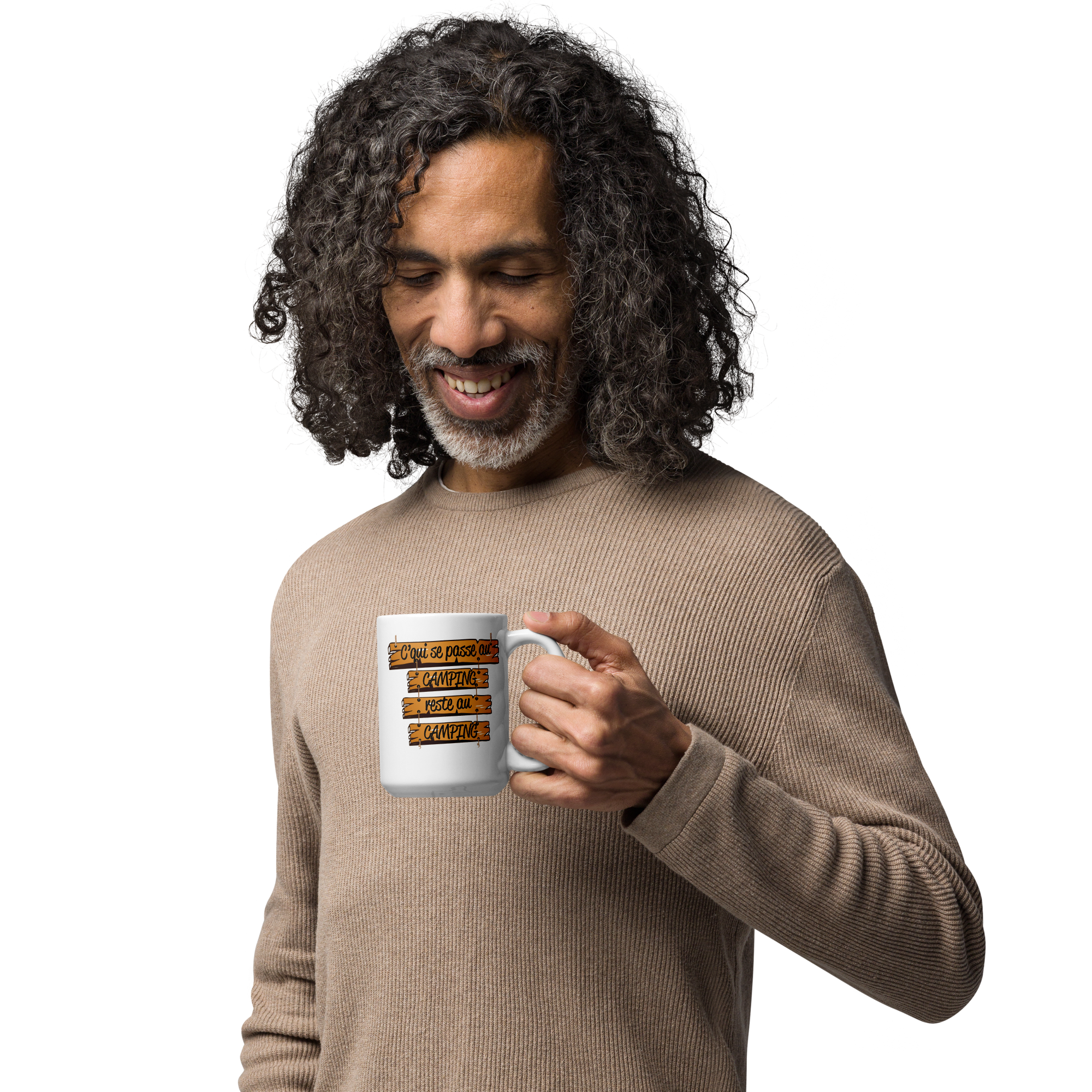 Tasse/Mug humoristique - Ce qui se passe au camping... | Komic