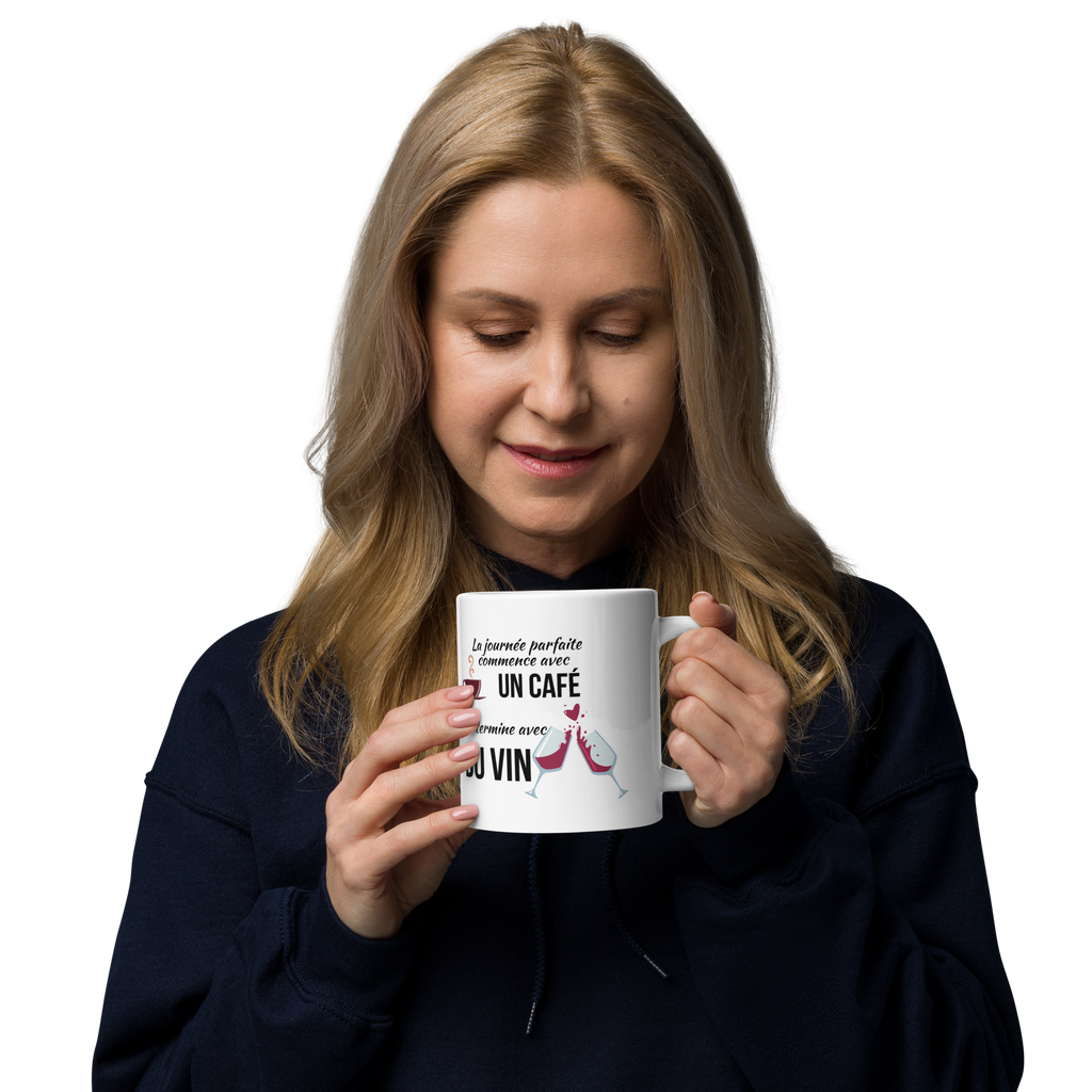Tasse/Mug humoristique - La journée parfaite commence... | Komic